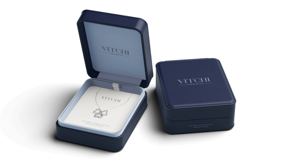 la boutique Vitchi Joaillerie Casablanca, mettant en valeur des bijoux en or 18 carats et des diamants naturels certifiés dans un cadre élégant | Bijouterie diamant casablanca