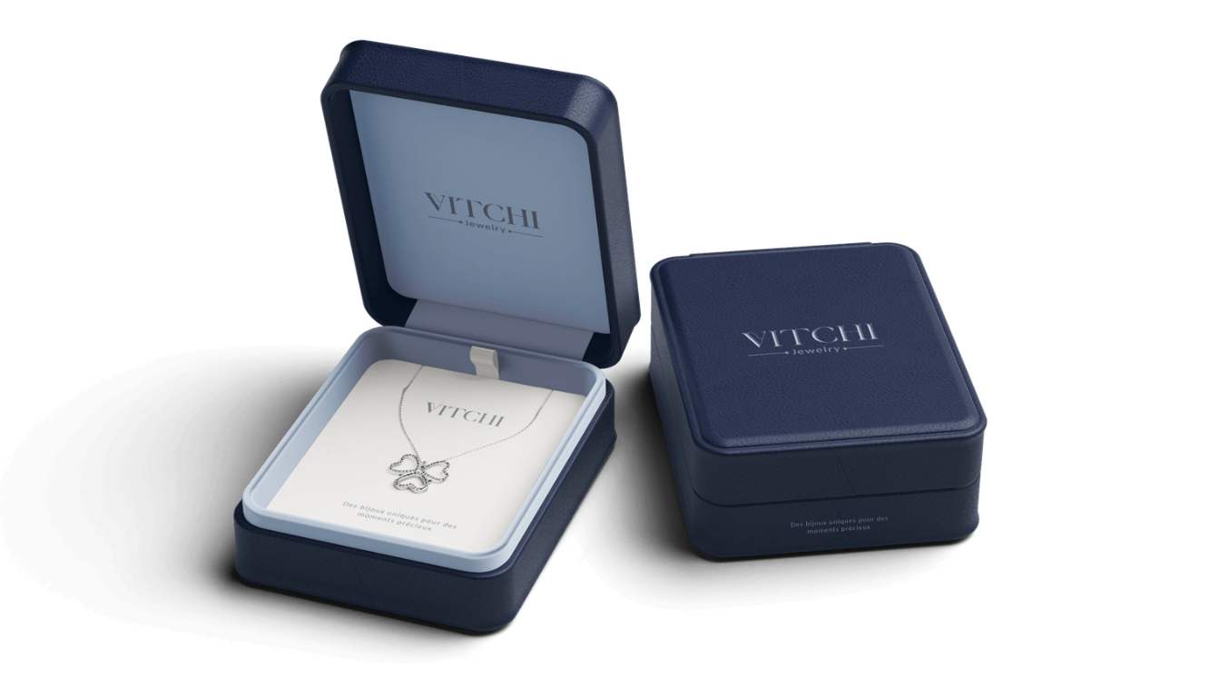 la boutique Vitchi Joaillerie Casablanca, mettant en valeur des bijoux en or 18 carats et des diamants naturels certifiés dans un cadre élégant | Bijouterie diamant casablanca
