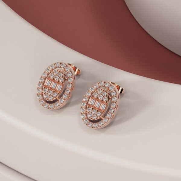 Boucles d’oreilles en diamant naturel or 18 kt – Vitchi Casablanca