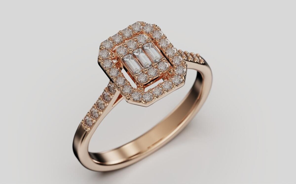 Bague de mariage diamant naturel en or 18 kt – Vitchi Casablanca prix adorable