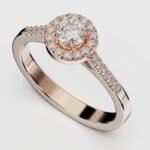 Bague de fiançailles en or 18 kt avec diamant naturel – Vitchi Casablanca