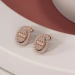 Boucles d’Oreilles en Diamant Naturel – Or 18 kt | Bijouterie Casablanca