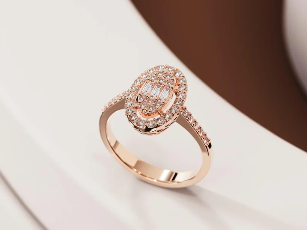 Bague en diamant à Casablanca collection exclusive Vitchi Maarif depuis 1970