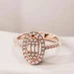 Bague de Mariage Diamant et Or 18 kt