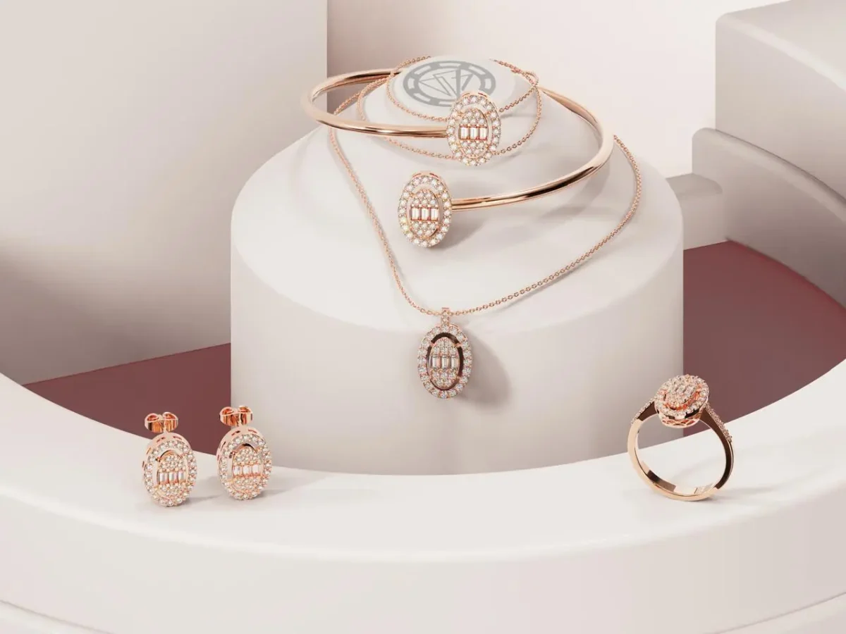 Collier diamant or 18 carats – Bijouterie VITCHI Casablanca