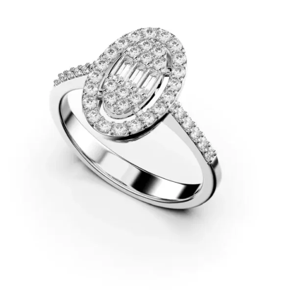 Bague de mariage en or 18 carats sertie de diamant – Bijouterie VITCHI