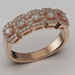 Bague de mariage diamant – Alliance diamants – Bijouterie VITCHI Casablanca