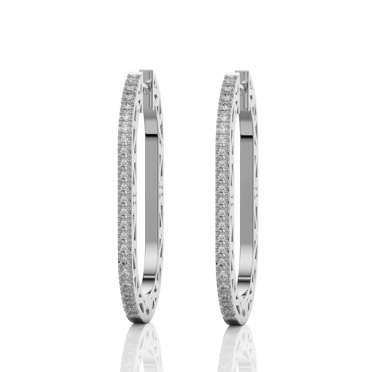 Boucles d’oreilles en diamant – Bijouterie VITCHI Casablanca
