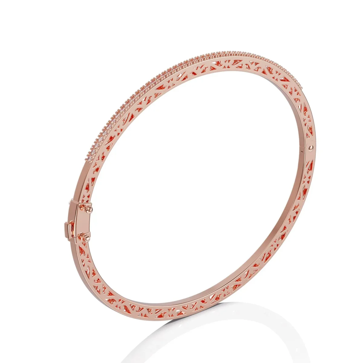 Bracelet femme or 18 carats avec diamants – Bijouterie VITCHI Casablanca