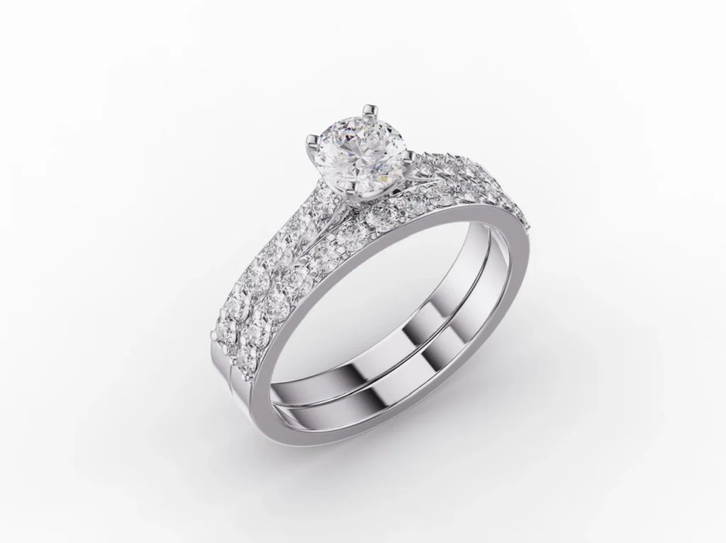 Alliance en Diamant Or 18 Carats - Bijouterie à Casablanca