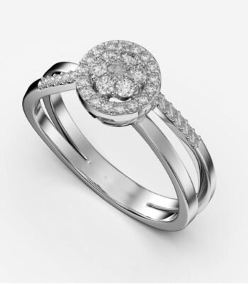 Bague de Fiançailles en Diamant - Bijouterie Vitchi Casablanca