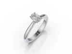 Solitaire Diamant - Bague de Fiançailles - Bijouterie Vitchi Casablanca
