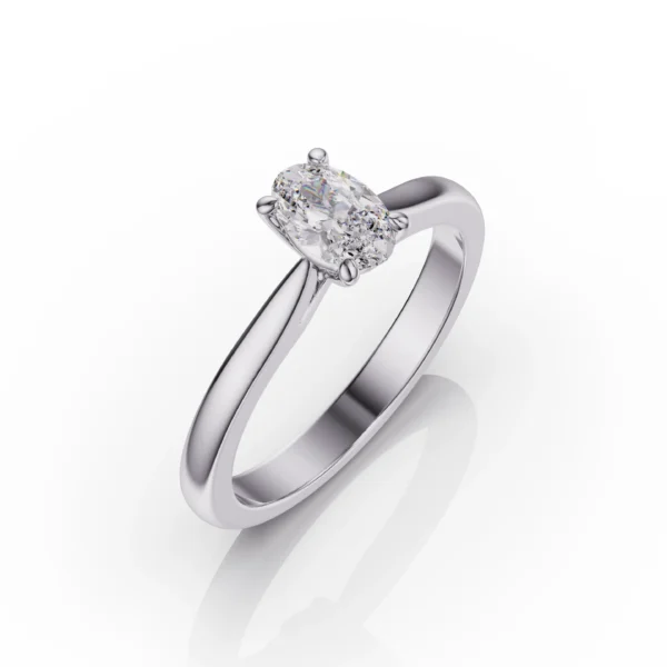 Solitaire Diamant - Bague de Fiançailles - Bijouterie Vitchi Casablanca